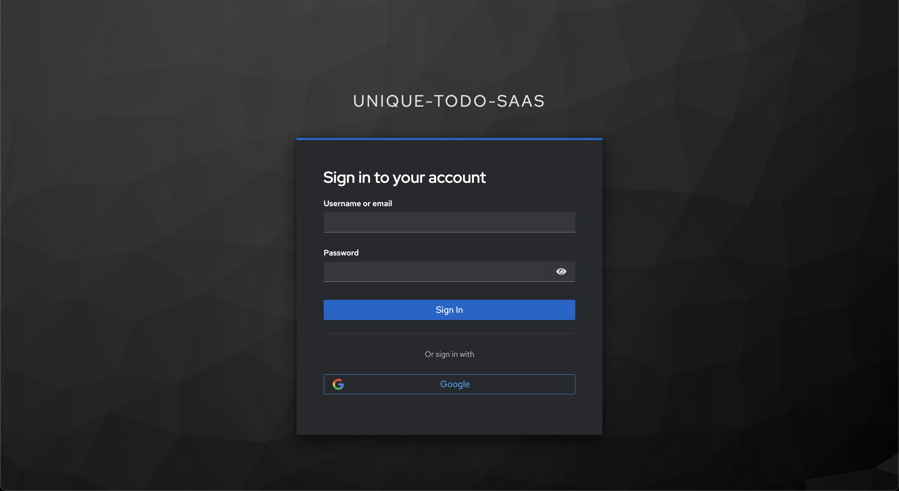 Login Page